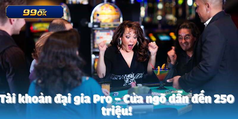 Tài khoản đại gia Pro Hốt 250 Triệu Từ Blackjack 4 Tài khoản đại gia Pro – Cửa ngõ dẫn đến 250 triệu!